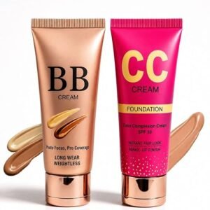BB Cream and CC Cream Foundation Combo, Long Wear Weightless